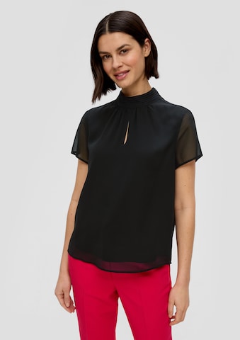 s.Oliver BLACK LABEL - Blusa em preto: frente