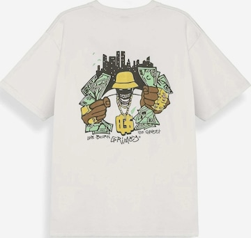 T-Shirt 'Camiseta grimey blanca the character classic fit tee' Grimey en blanc : devant