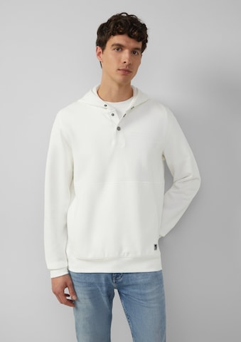 s.Oliver Sweatshirt in Weiß: Vorderseite