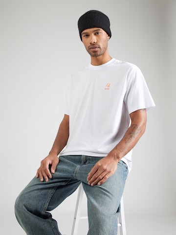 Iriedaily Тениска 'Homeoffice' в бяло: отпред