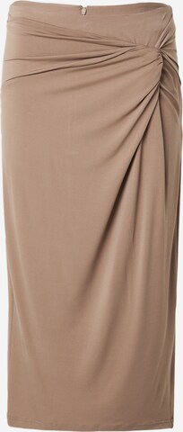 VILA Skirt 'VIPATRIKA' in Brown: front