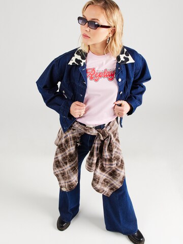 REPLAY Тениска в розово