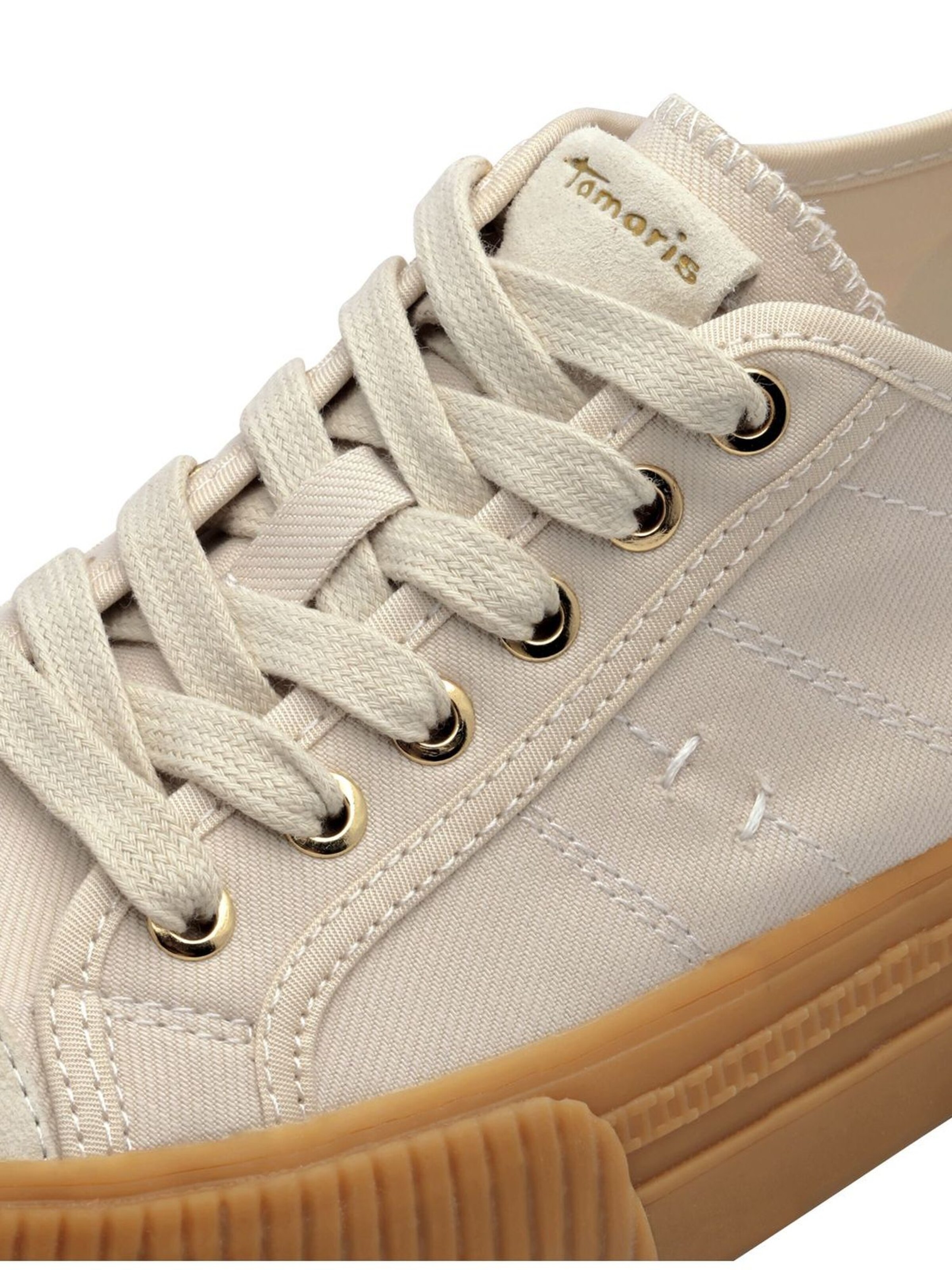 Baskets basses Tamaris en beige