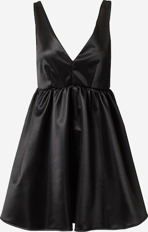 River Island Φόρεμα κοκτέιλ 'PLUNGE' σε μαύρο: μπροστά