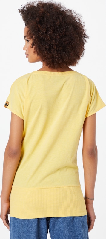 Fli Papigu T-Shirt 'Schnitzel' in Gelbmeliert PP6877