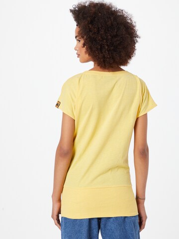 Fli Papigu Shirt 'Schnitzel' in Yellow