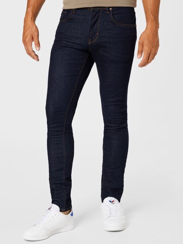 Clean Cut Copenhagen Skinny Fit Дънки 'David' в синьо: отпред