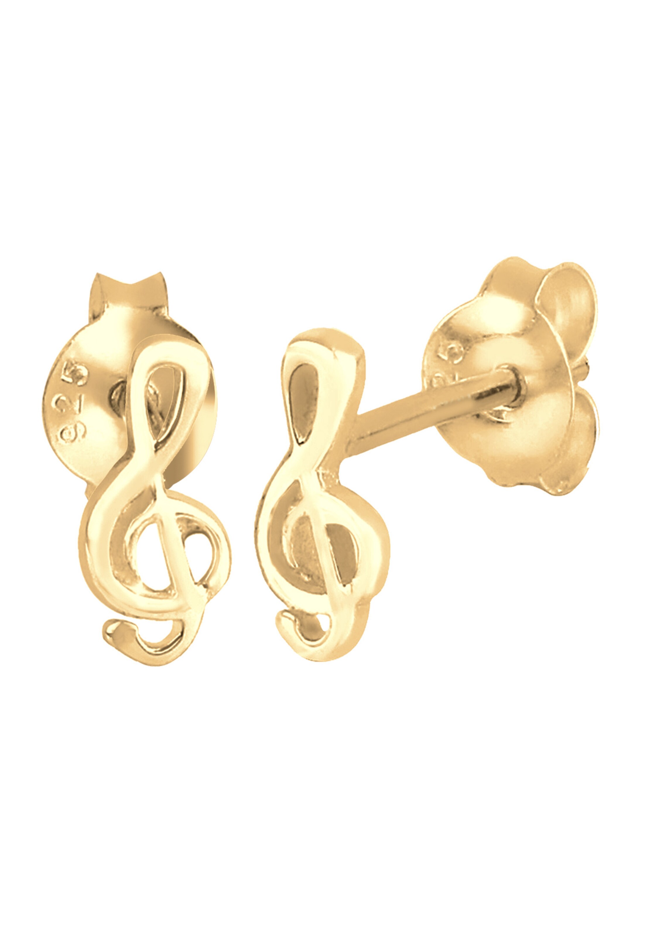 ELLI Ohrringe 'Notenschlüssel' in Gold