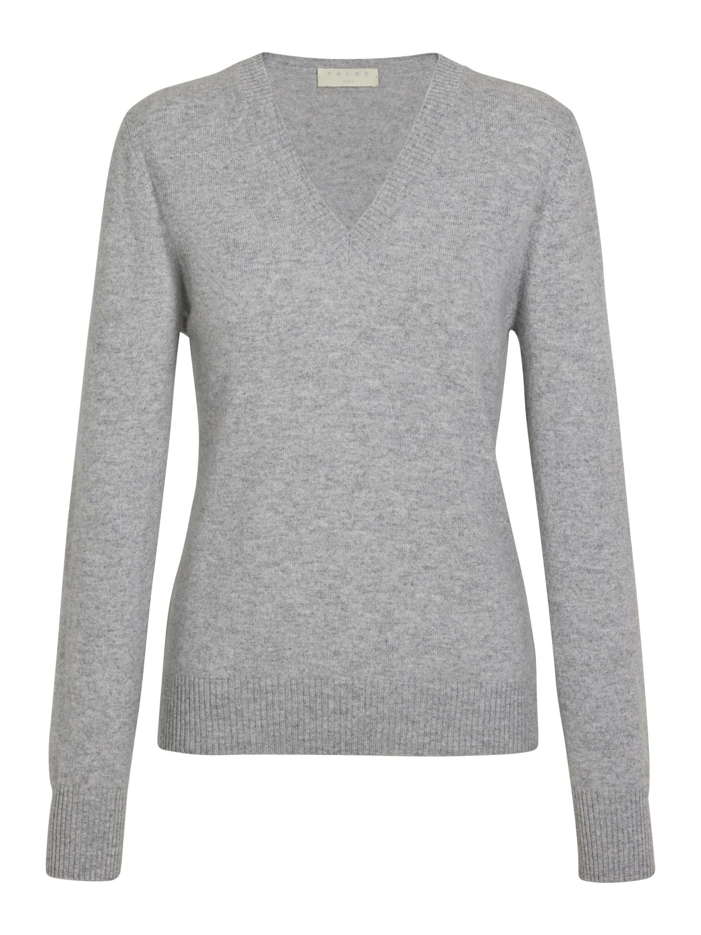 FALKE Pullover 'Pure Cashmere'‌‌‌‌‌‌‌‌ in Grau