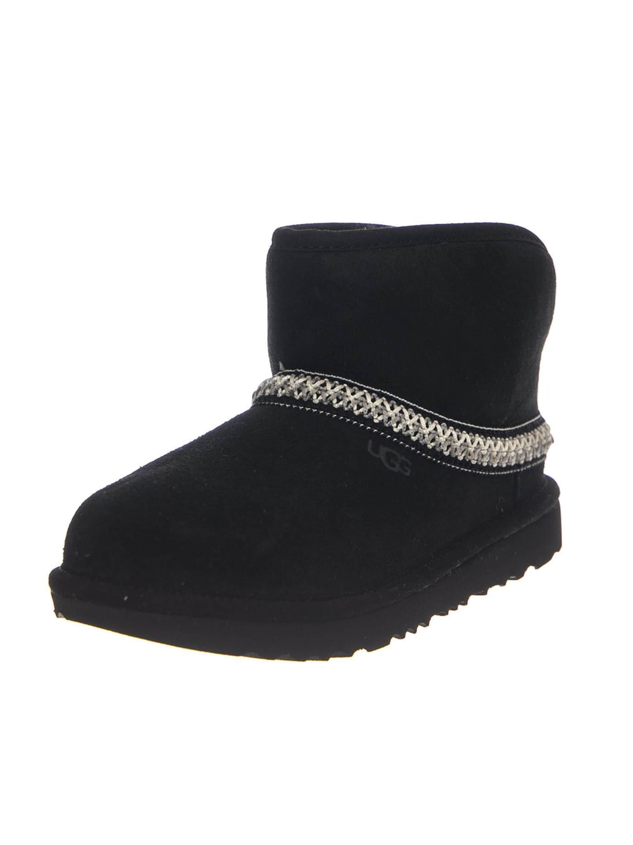 Stivale 'K Classic Mini Crescent Black' di UGG in nero: frontale