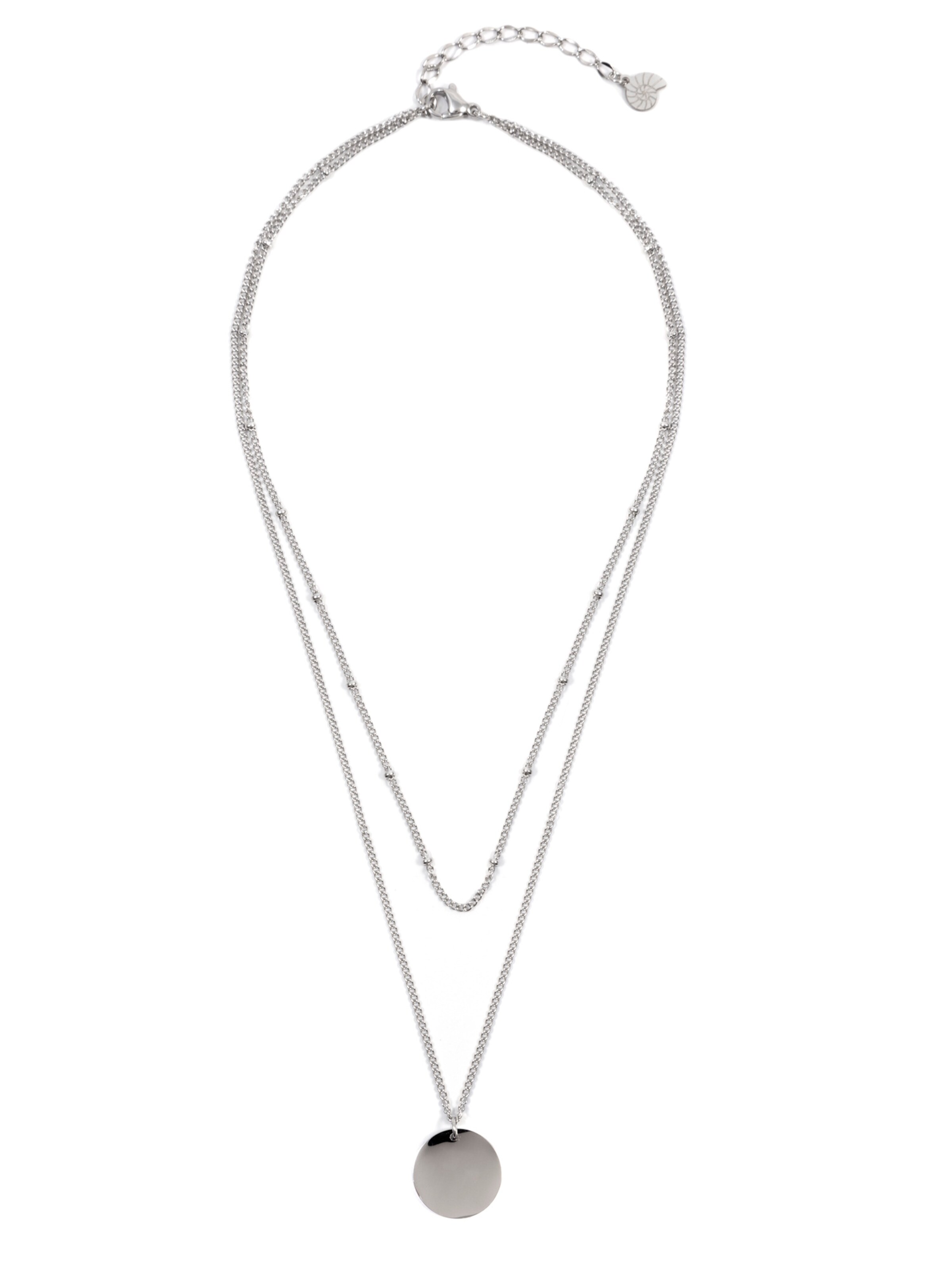 Hey Happiness Kette 'Circula'‌‌‌‌‌‌‌ in Silber