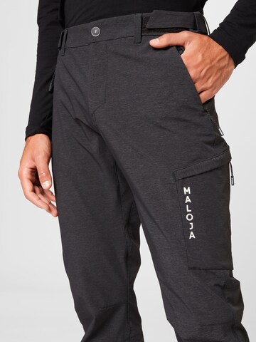 Maloja Regular Outdoorhose 'Ziest' in Schwarz