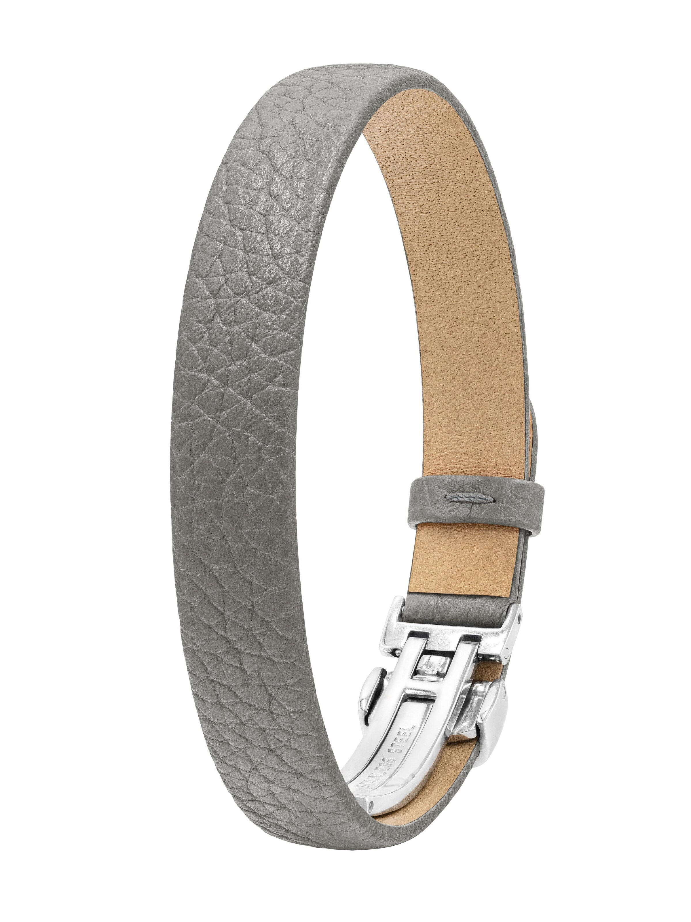 NiMa Atelier - Pulsera 'SETH' en gris: frente