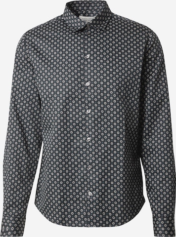 Casual Friday Slim fit Overhemd 'CF ANTON' in Blauw: voorkant