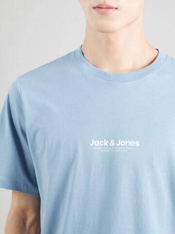 JACK & JONES T-Shirt 'JWHVESTERBRO' in Blau