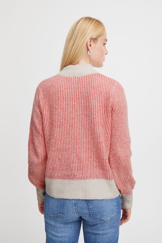 ICHI Sweater 'Kamara' in Red