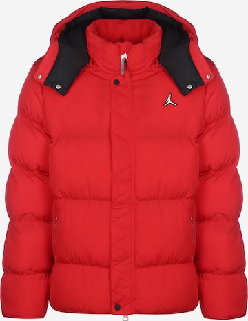 Veste d’hiver Jordan en rouge : devant