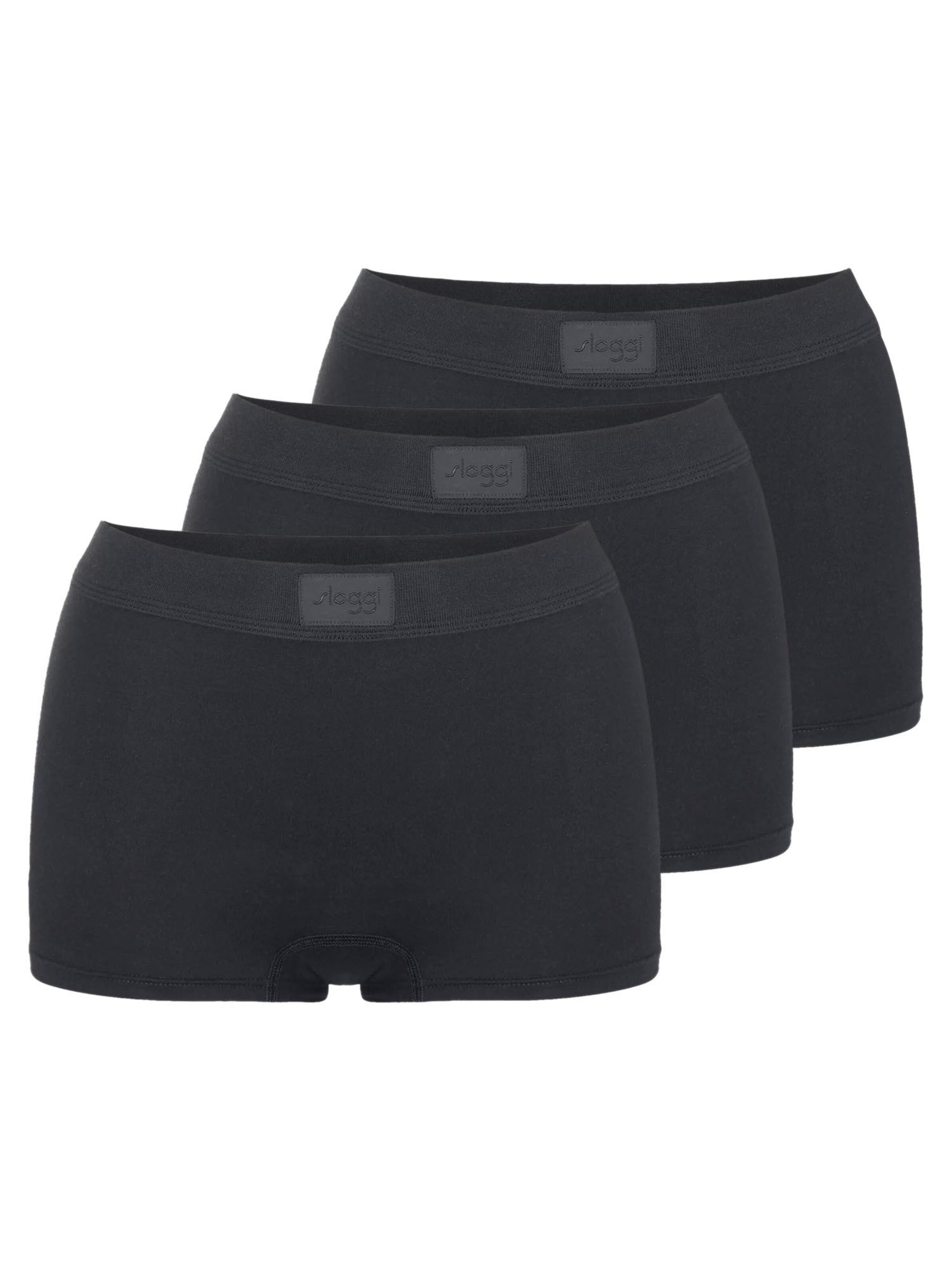 SLOGGI Broekje 'Double Comfort T' in Zwart: voorkant