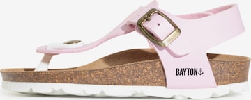 Bayton Sandal 'Rhea' in Pink: front