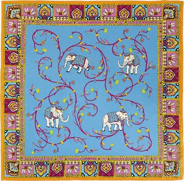 Roeckl Doek 'Elephant Garden' in Blauw: voorkant