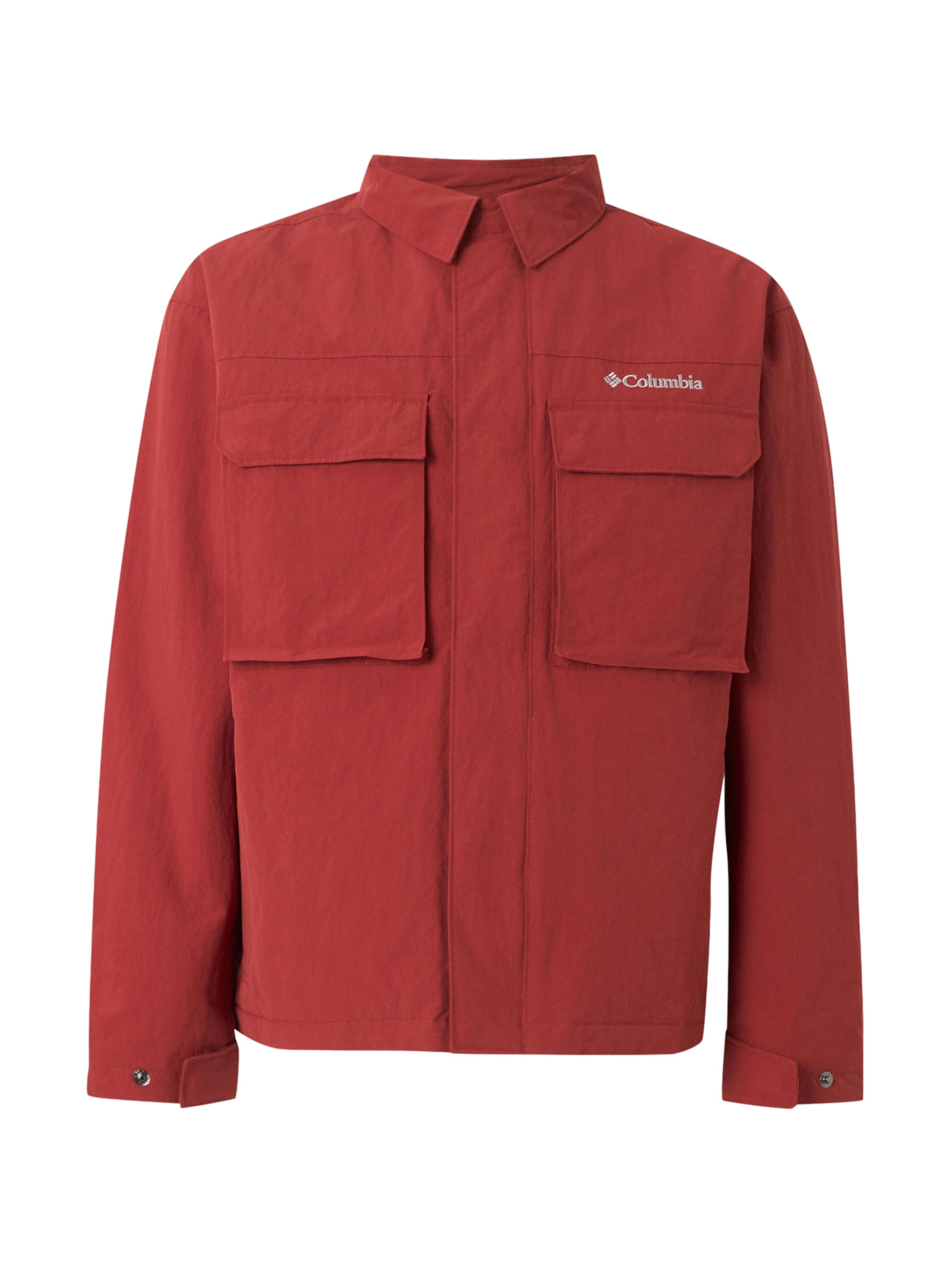 COLUMBIA Outdoorová bunda 'Timberline Tough™' – červená: přední strana