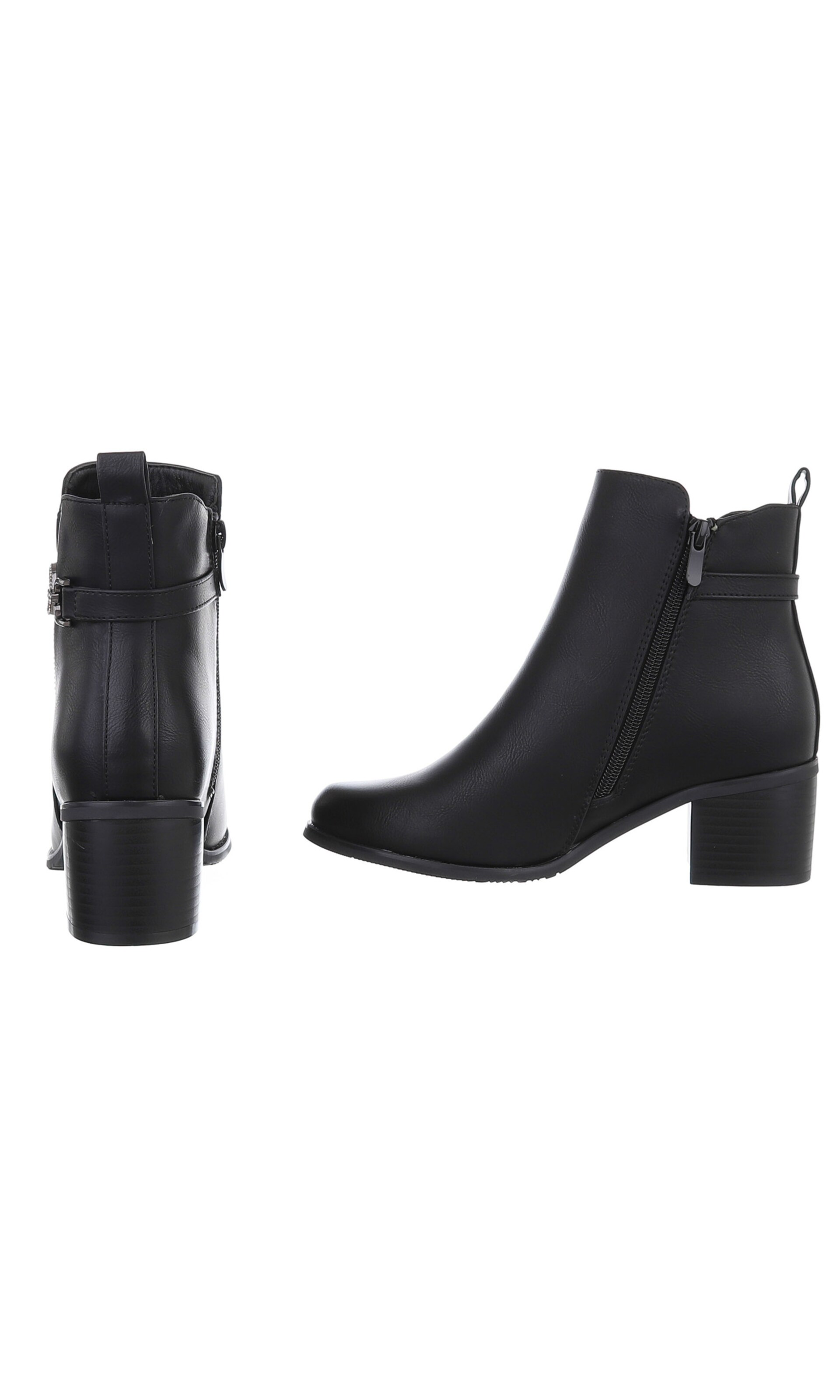 Ital-Design Ankle Boots in Black