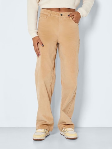 Noisy may Wide leg Trousers 'Amanda' in Beige