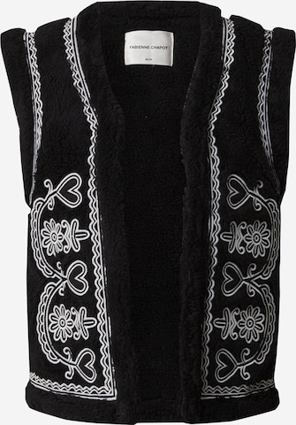 Corsetto per costume tradizionale 'Tobi' di Fabienne Chapot in nero: frontale