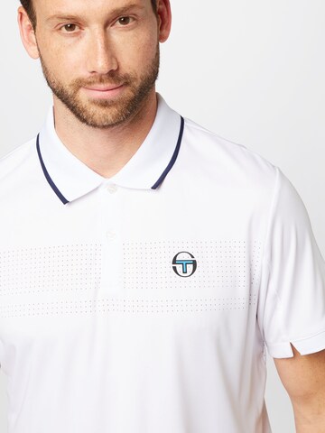 Sergio Tacchini Funkcionalna majica 'YOUNG LINE PRO' | bela barva