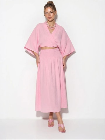 Bianco Lucci Domácí oblečení 'Zweiteiliges Set' – pink: přední strana