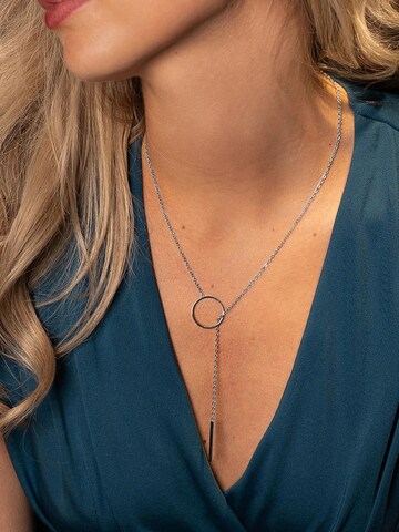 Chic by Lirette Necklace 'Necklace Circle Bar' in Silver