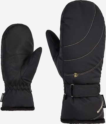 ZIENER Athletic Gloves 'KAHLIA PR MITTEN' in Black: front