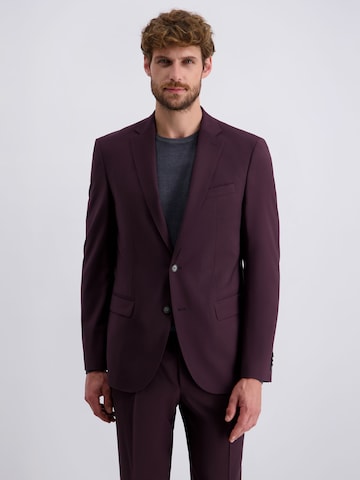 Coupe regular Veste de costume PIERRE CARDIN en rouge : devant