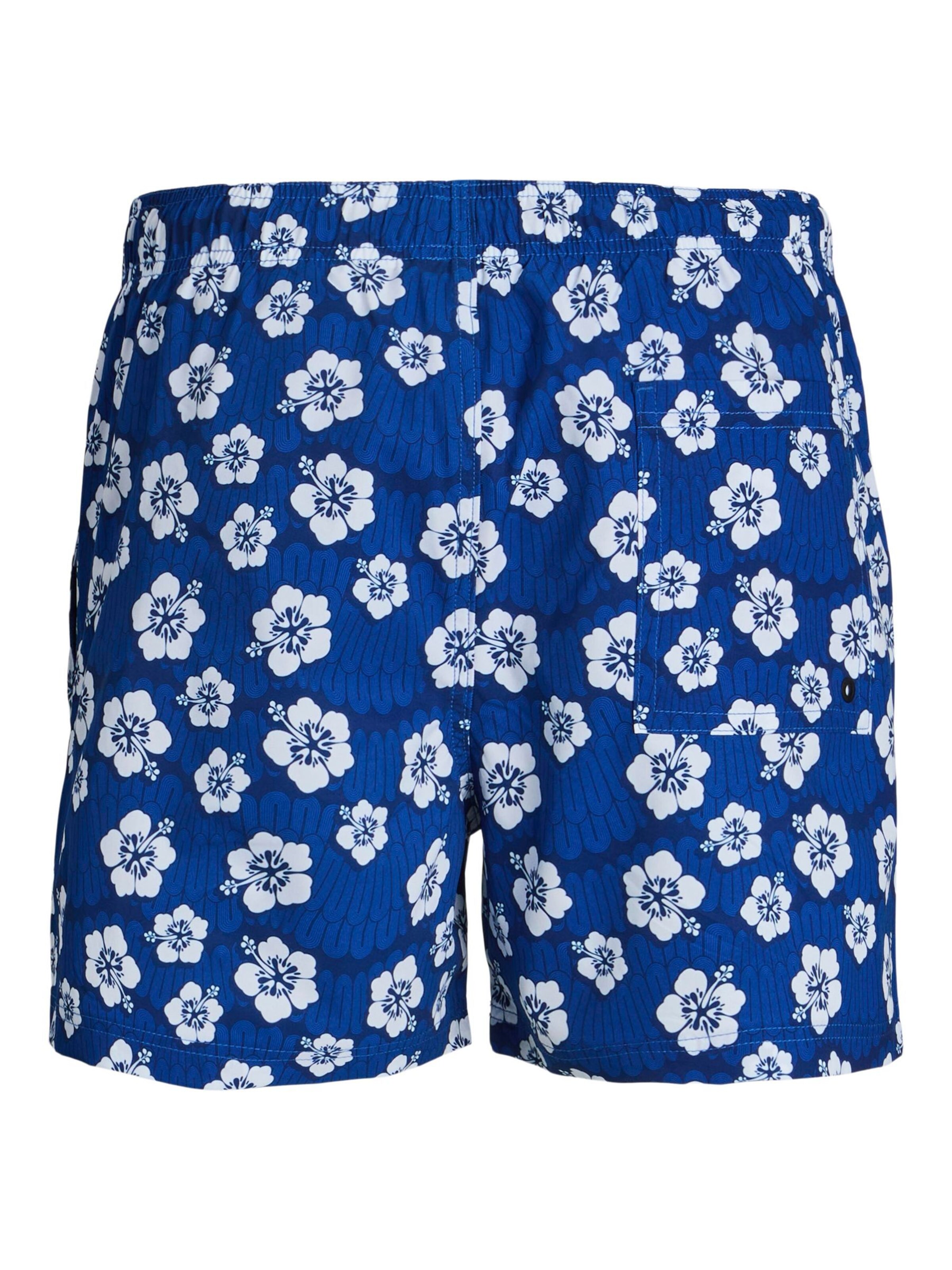JACK & JONES Zwemshorts 'JPSTMaui' in Blauw