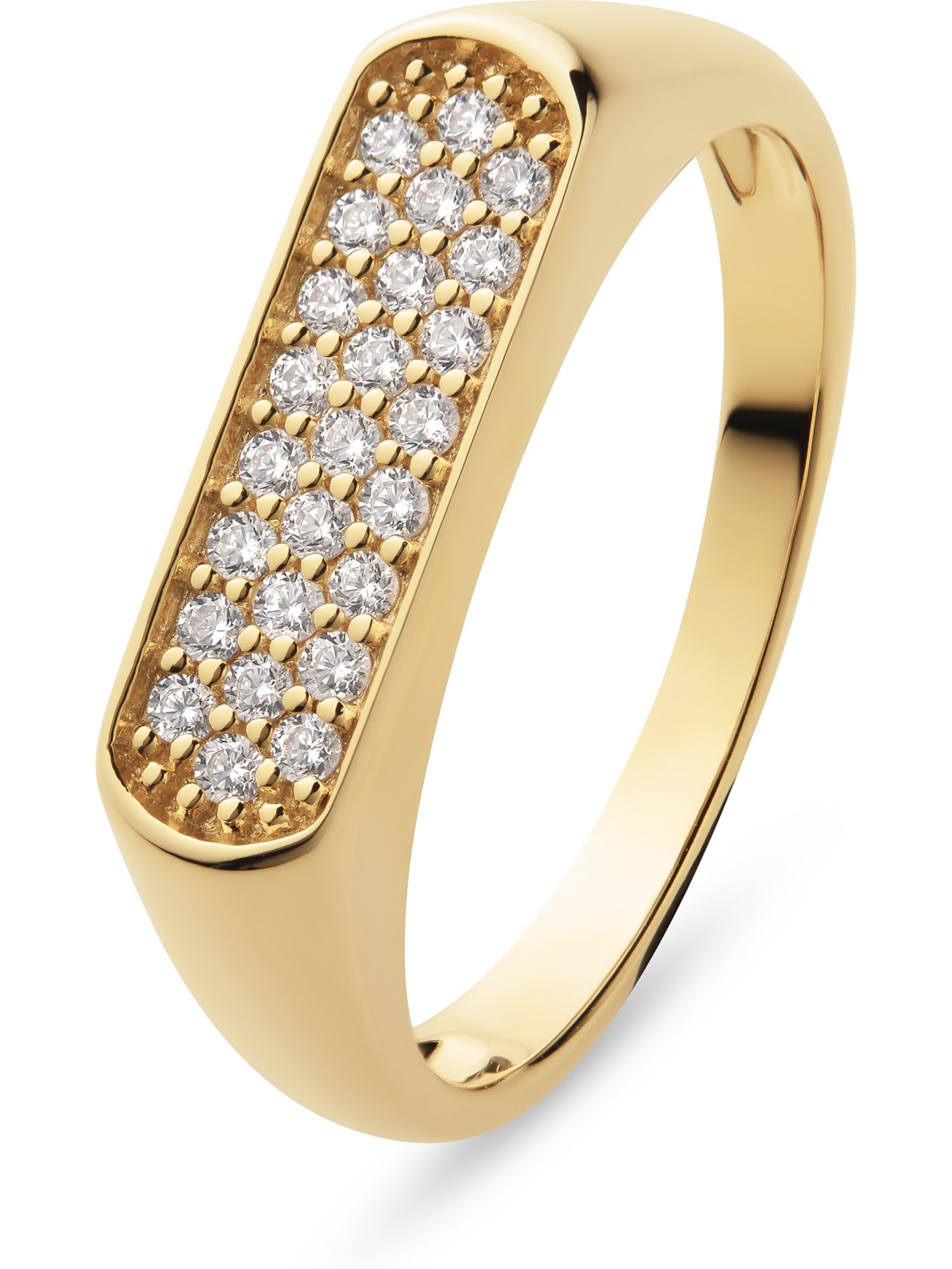 CHRIST Ring in Gold: Vorderseite