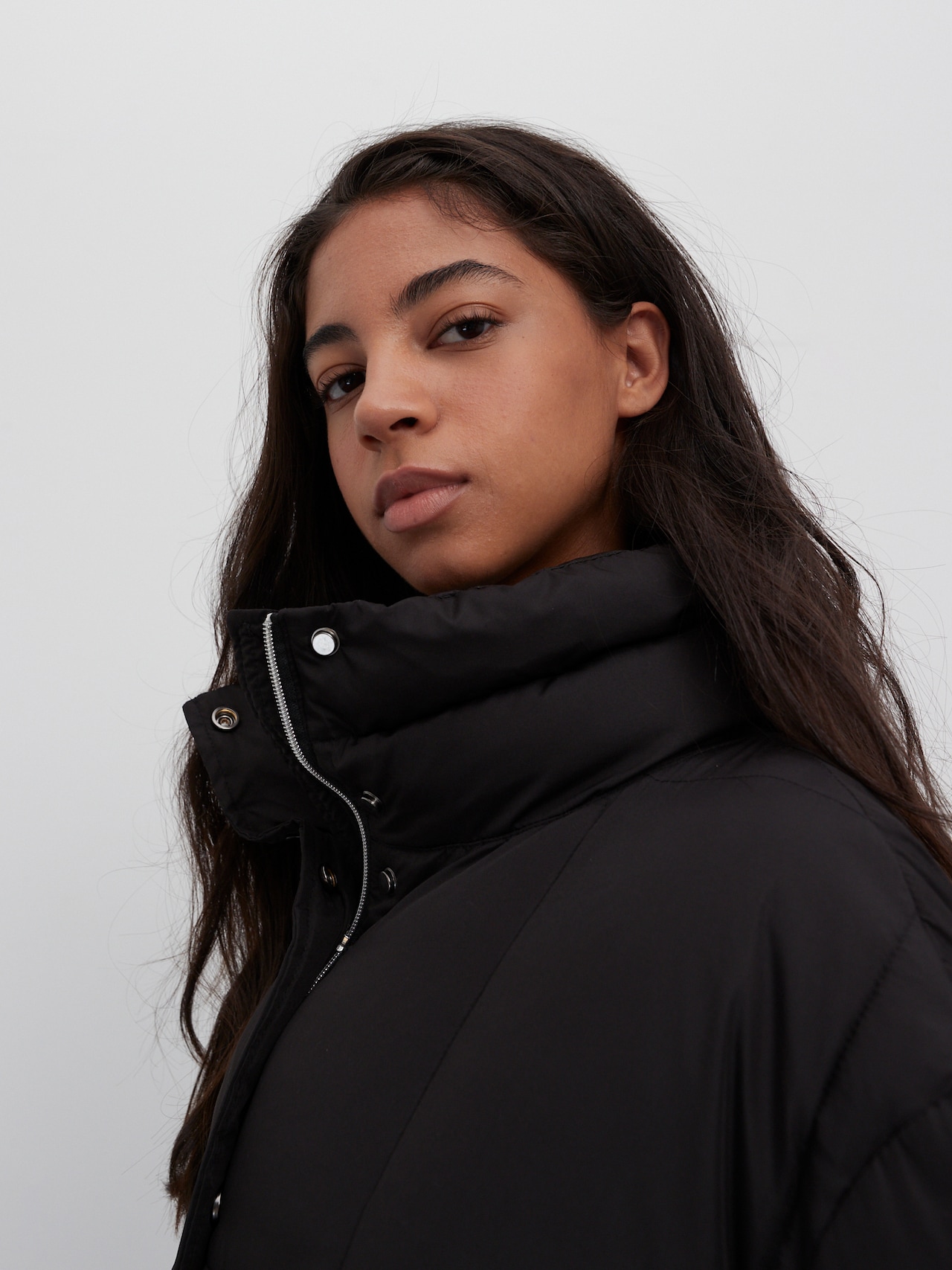 EDITED Wintermantel 'Momo' Zwart