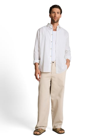 TOM TAILOR Regular Fit Skjorte i hvid