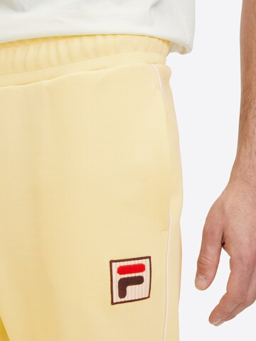 Regular Pantaloni 'LINCOLN' de la FILA pe galben
