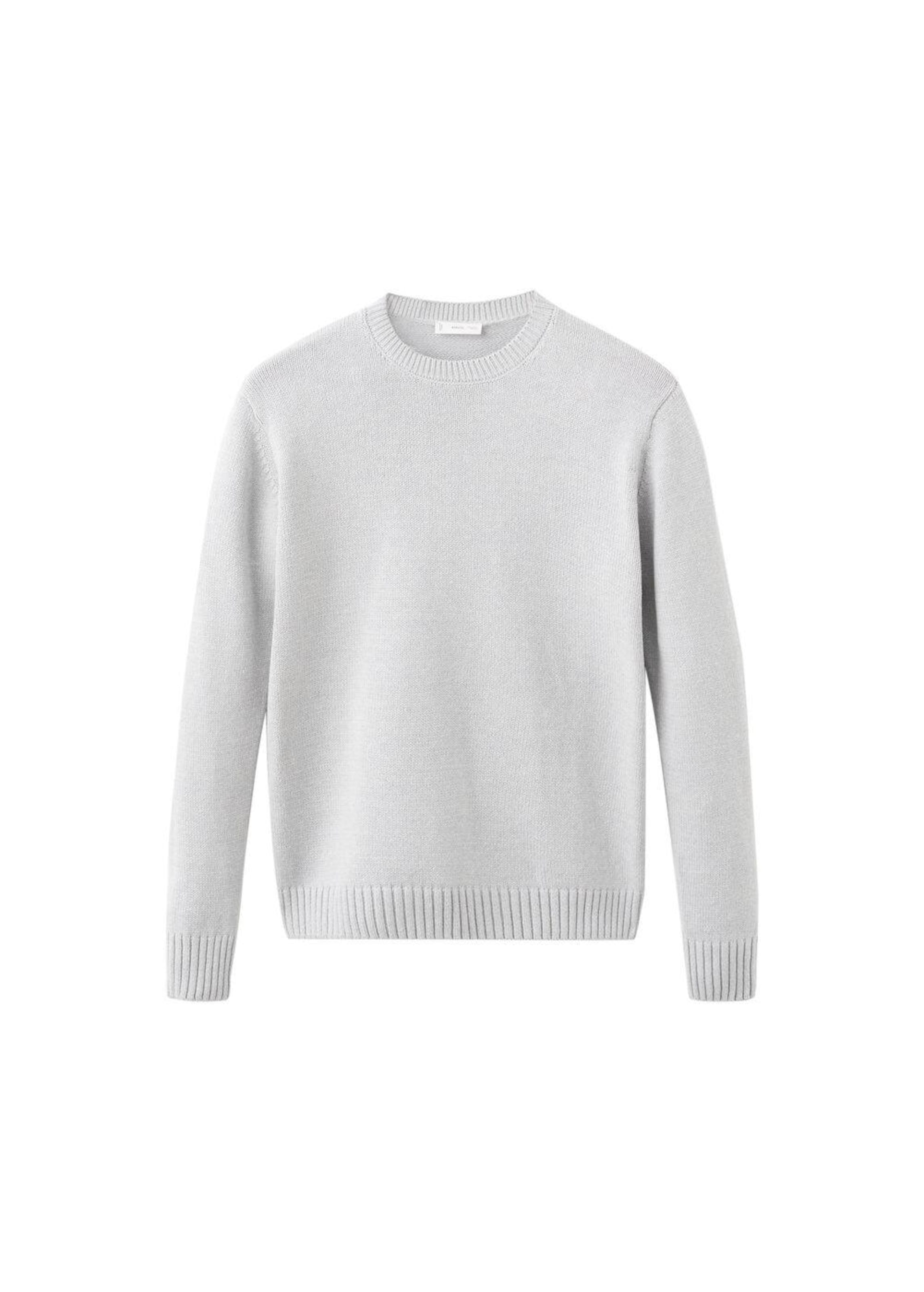 MANGO TEEN Sweater 'Basico' in Grey: front
