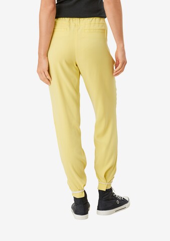 s.Oliver Tapered Pants in Yellow