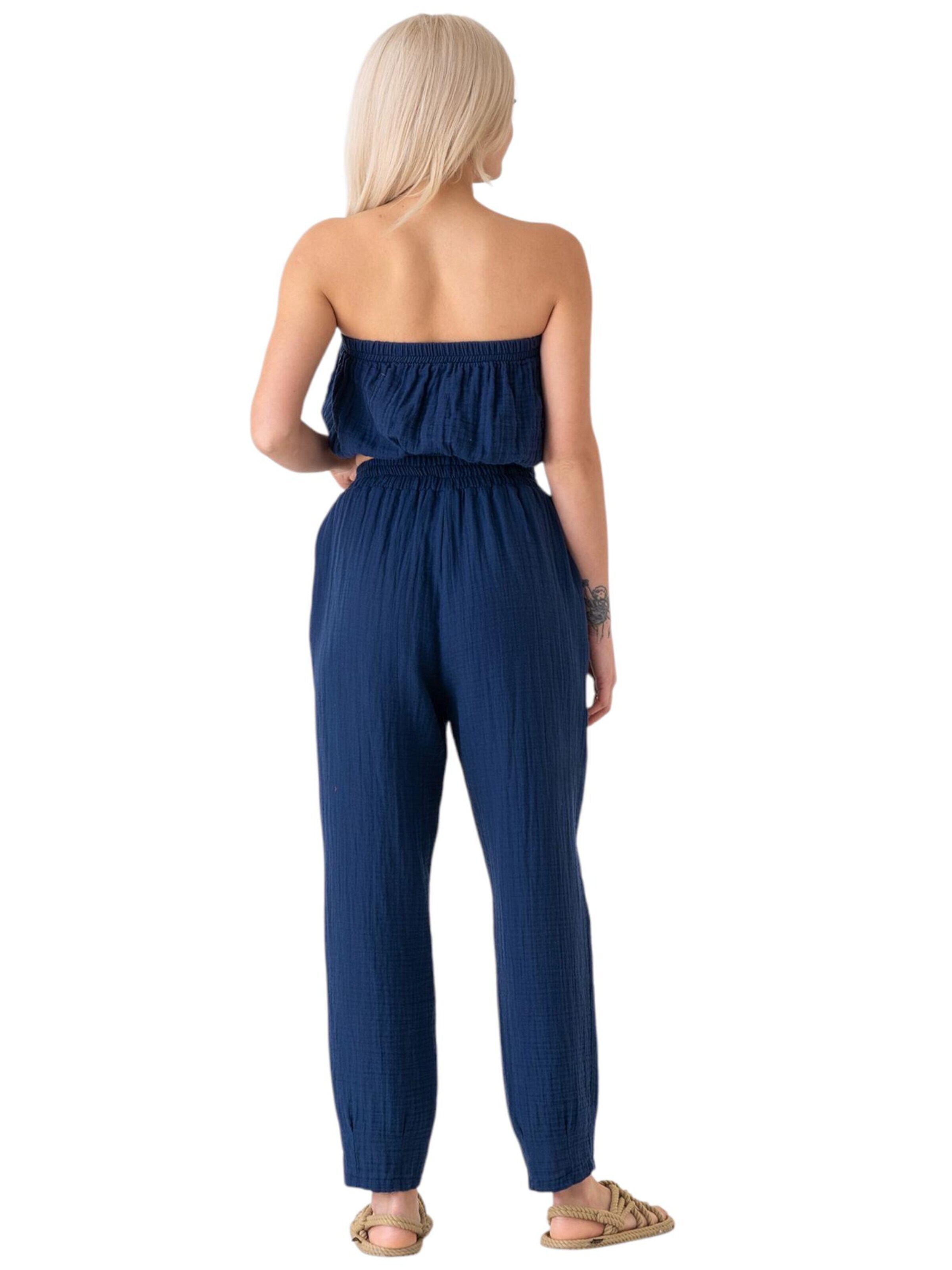 Wide Leg Pantalon 'Eluna' WENOR en bleu