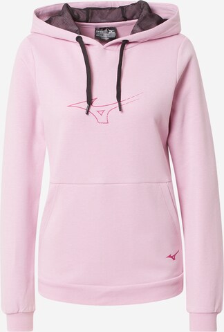 MIZUNO Sportsweatshirt in Pink: predná strana