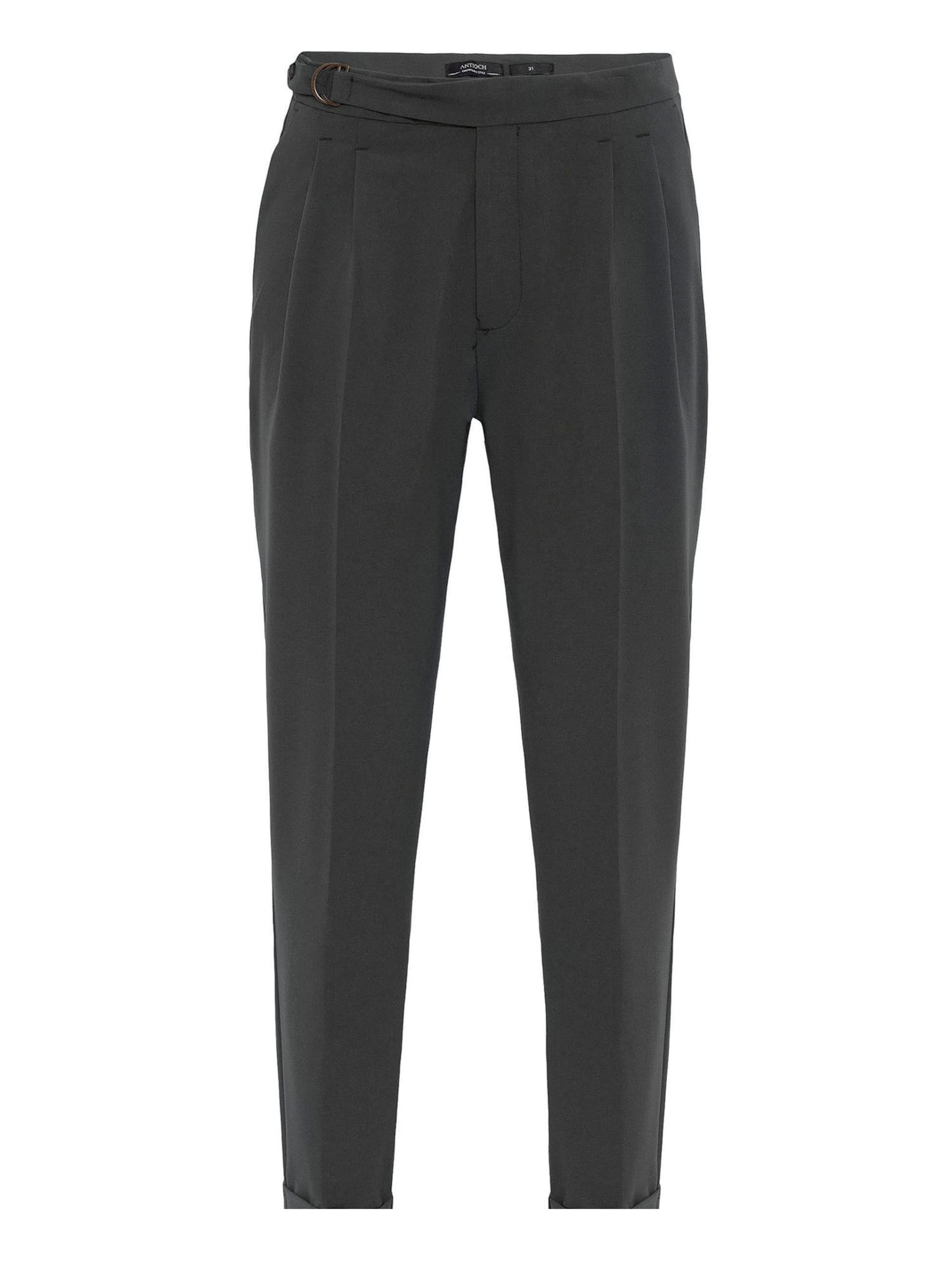 regular Pantaloni con piega frontale di Antioch in grigio: frontale