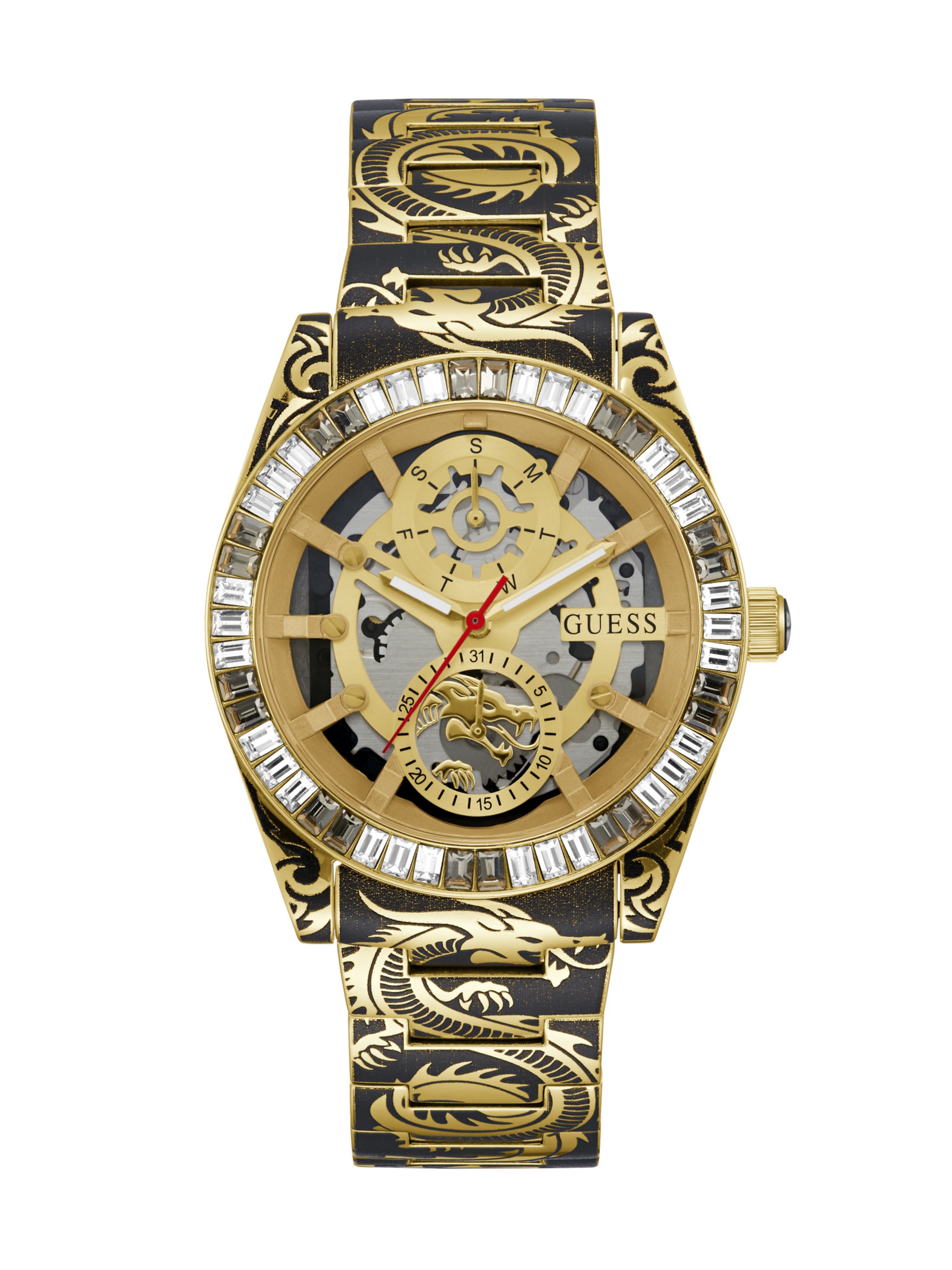 Montre à affichage analogique ' DRAGON ' GUESS en mélange de couleurs : devant