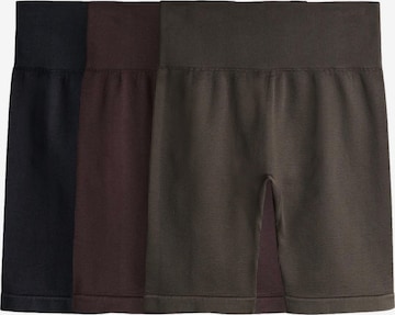 The Set Skinny Leggingsit 'Active' värissä ruskea: etupuoli