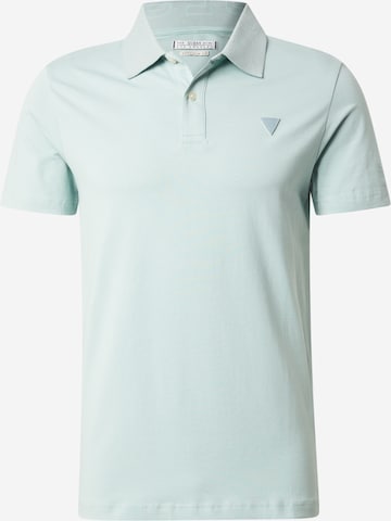 GUESS T-shirt 'NOLAN' i grön: framsida