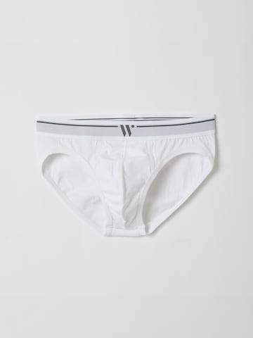 Slip 'Woody Men Basic Underwear - Midi slip - duopack - Wit' Woody en blanc