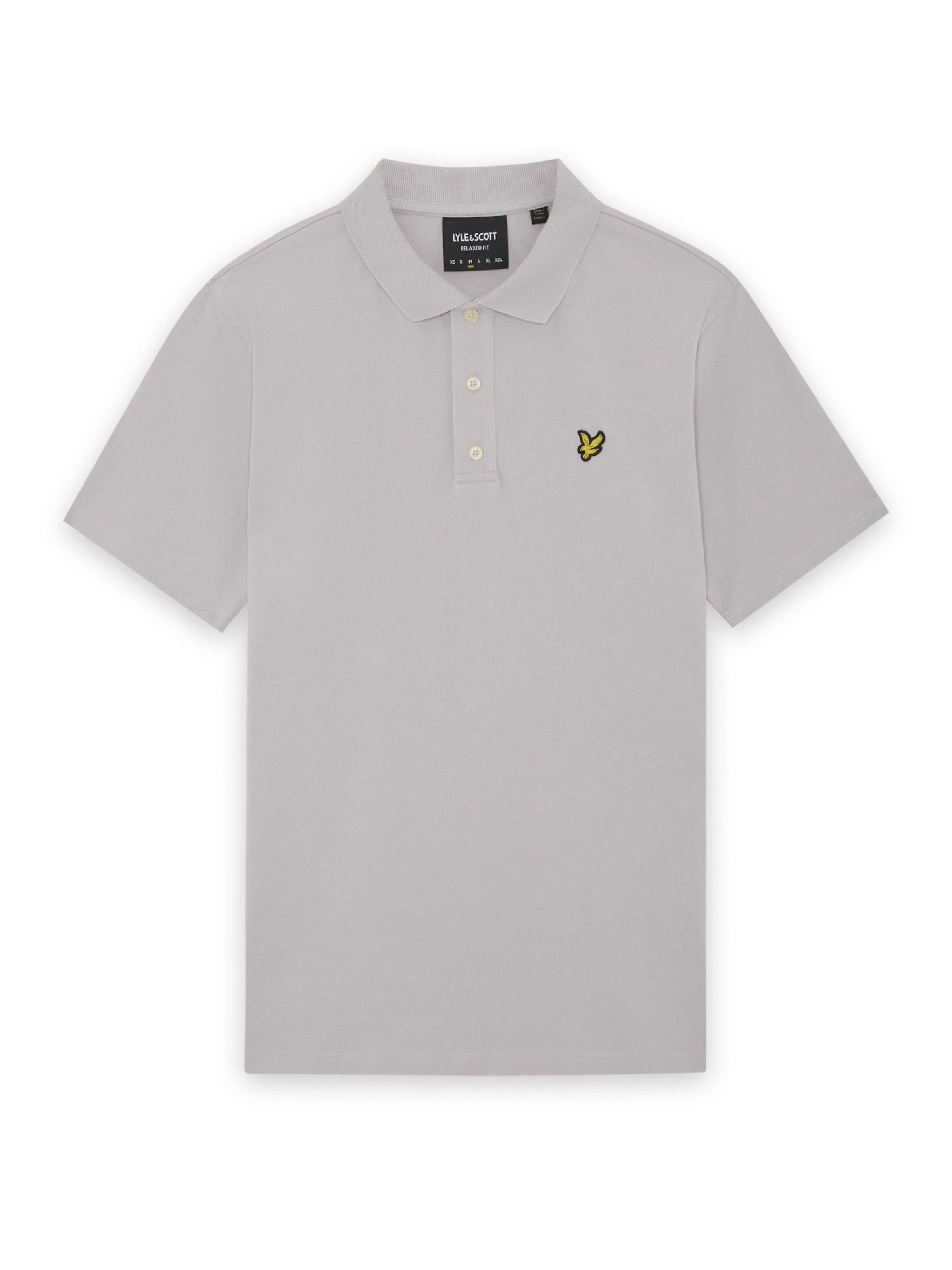 Lyle & Scott Shirt 'Heavy Laundered' in de kleur Geel / Grijs / Zwart, Productweergave