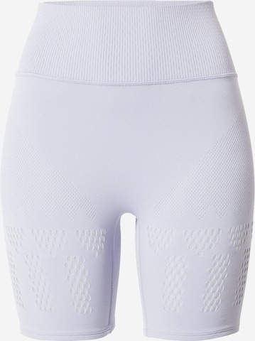 Skinny Pantalon de sport NIKE en violet : devant