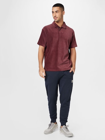 HUGO Red Tapered Trousers 'Doak' in Blue